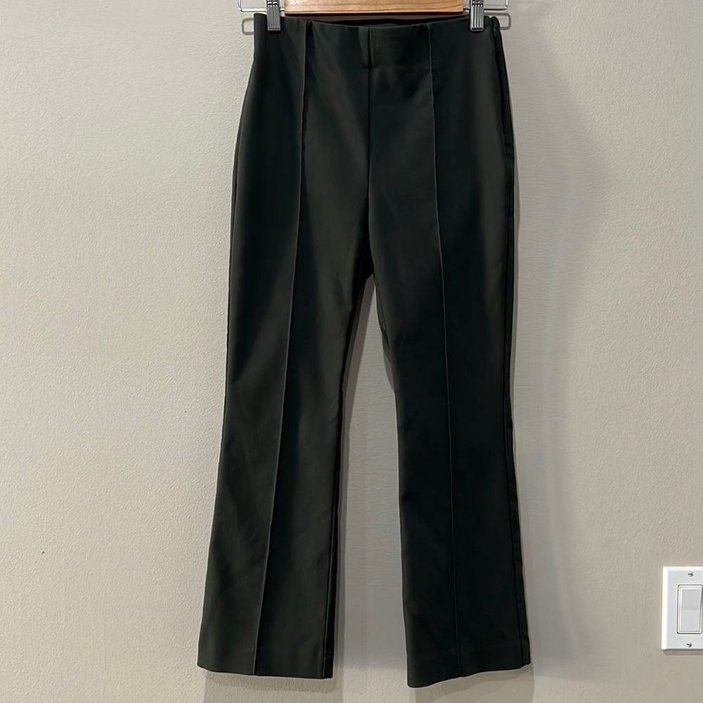Loft High Waisted Olive Green Pants in size 2P